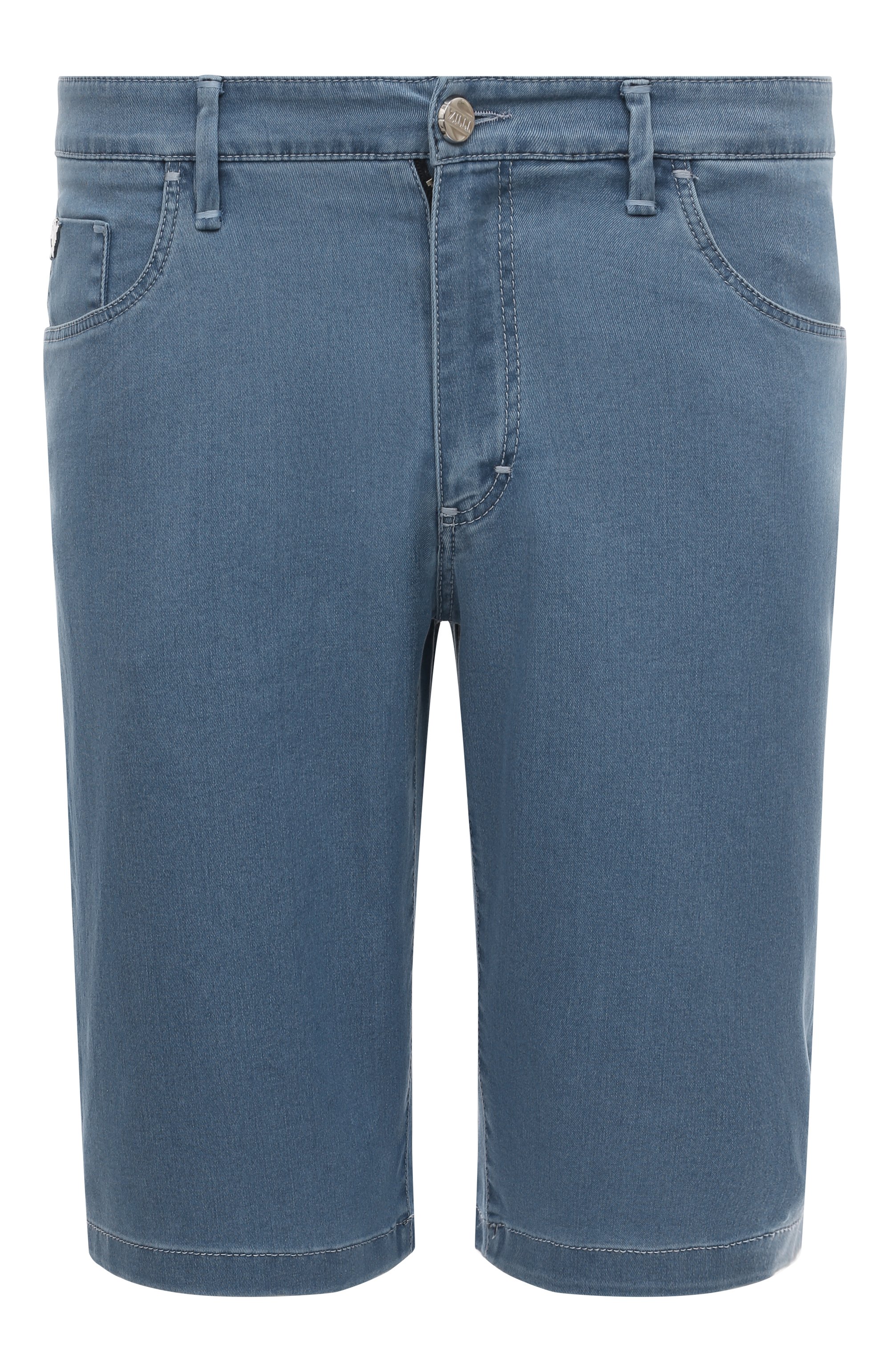 Джинсовые шорты ZILLI синего цвета по цене 99500 руб., арт. J5TS04M0440VZP000M, фото 1 Джинсовые шорты ZILLI, арт. J5TS04M0440VZP000M, фото 1