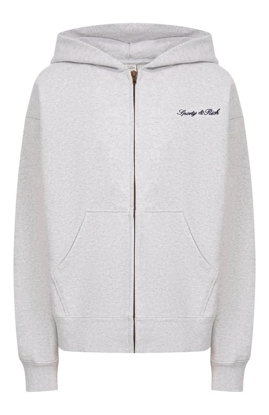 Хлопковая толстовка Sporty and Rich ST08868326GY03 Серый ST08868326GY03