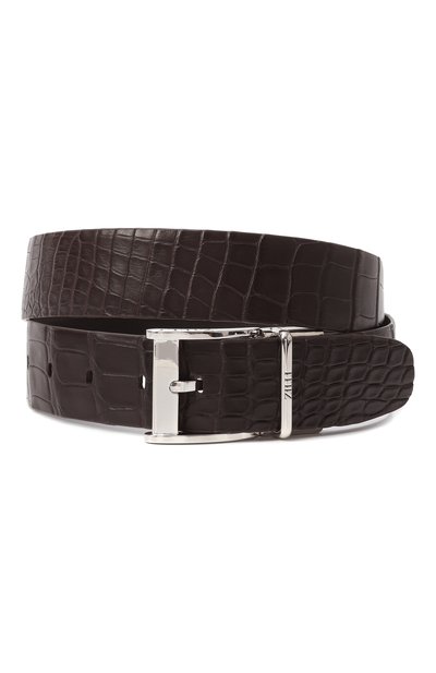 Мужской ремень из кожи каймана ZILLI, арт. BR0135M1002VPAL00