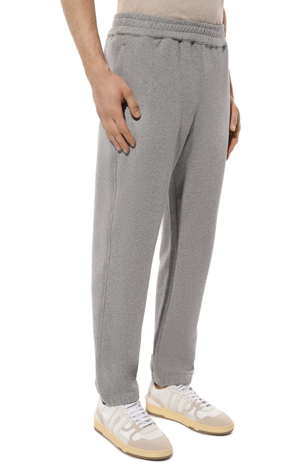 Хлопковые джоггеры ZEGNA серого цвета по цене 63400 руб., арт. UD522A7/DPA7, фото 3 Хлопковые джоггеры ZEGNA, арт. UD522A7/DPA7, фото 3
