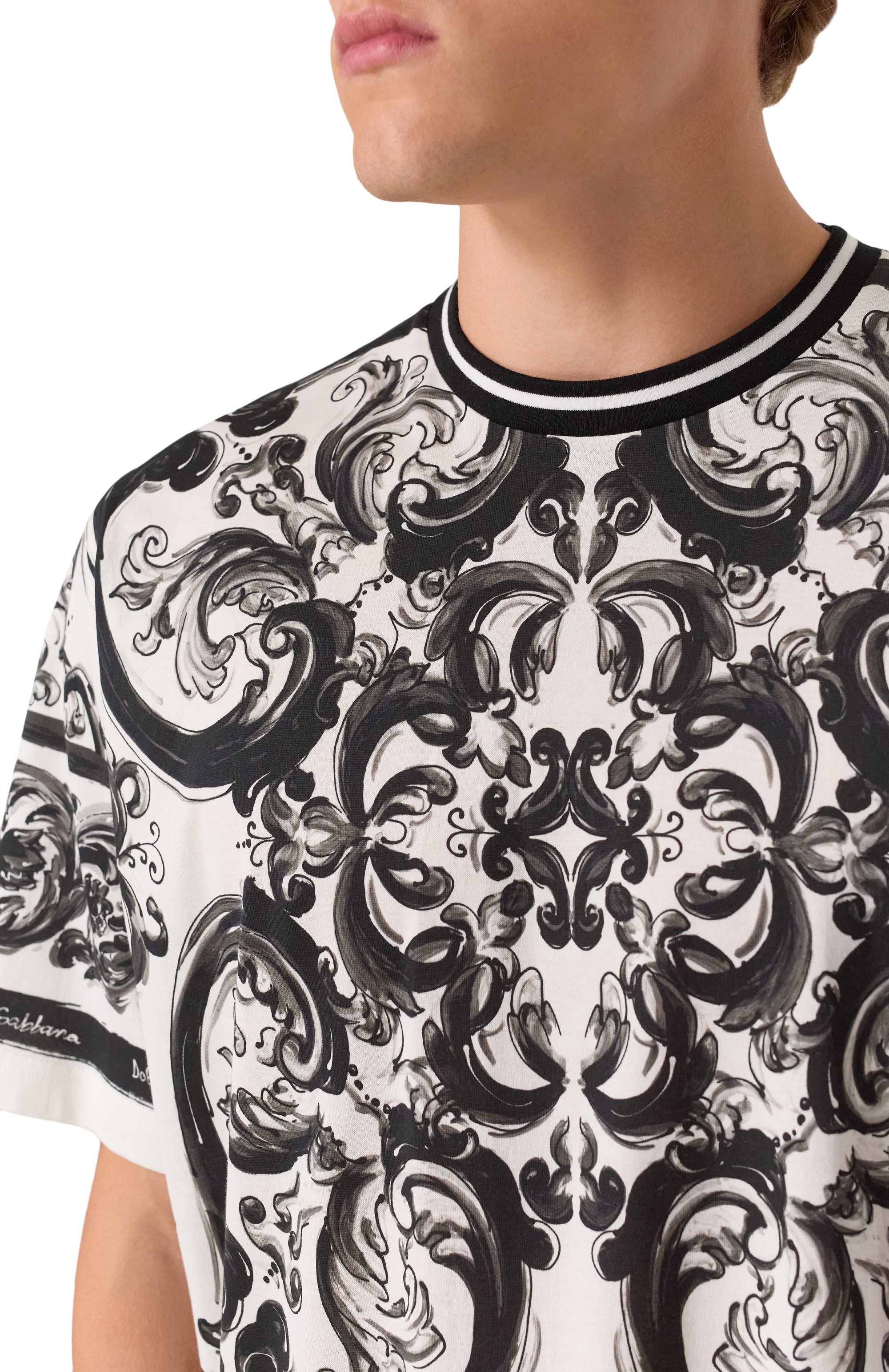 Хлопковая футболка DOLCE & GABBANA, арт. G8PN9T/II7HM, фото 5