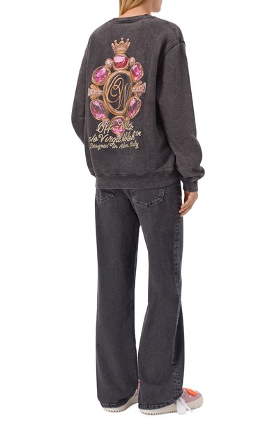 Хлопковый свитшот OFF-WHITE, арт. 0WBA055S26FLE005, фото 2