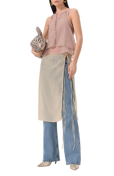 Кожаные туфли sofia sling 60 AMINA MUADDI бежевого цвета по цене 78100 руб., арт. S0FIA SLING 60, фото 2 Кожаные туфли sofia sling 60 AMINA MUADDI, арт. S0FIA SLING 60, фото 2