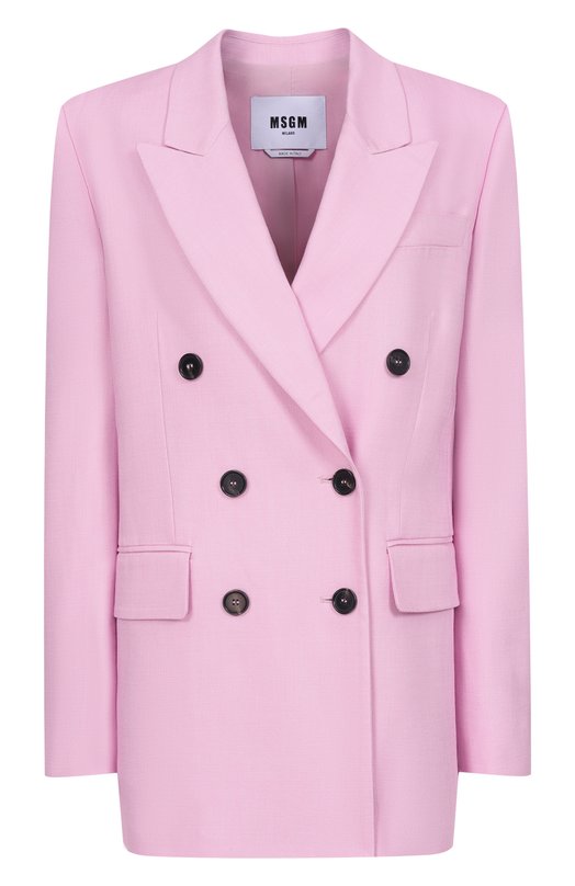 Жакет из вискозы MSGM 4041MDG13/267127 Розовый 4041MDG13/267127
