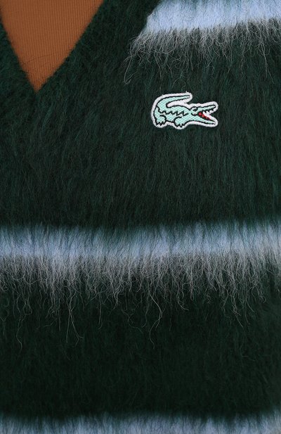 Жилет LACOSTE зеленого цвета по цене 40590 руб., арт. AH3288, фото 5 Жилет LACOSTE, арт. AH3288, фото 5