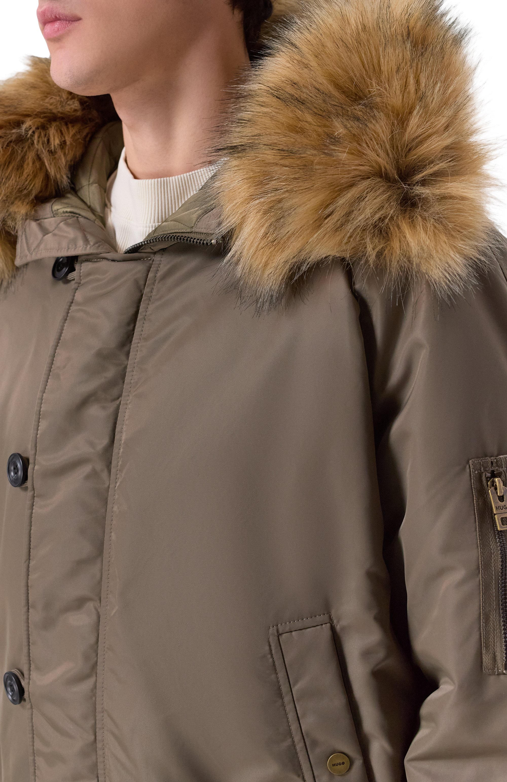 Утепленный бомбер HUGO, арт. 50546230, фото 5