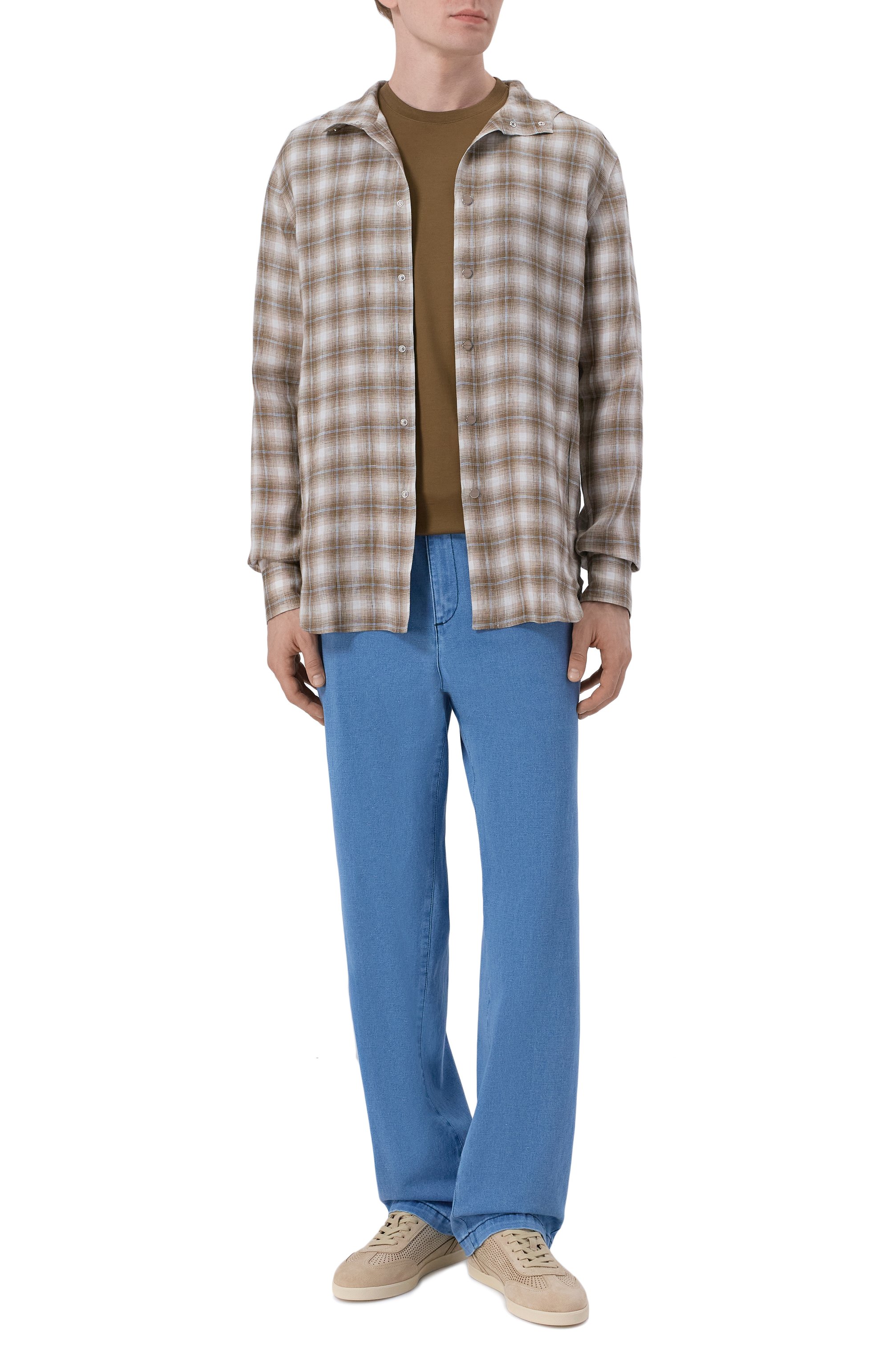 Льняная рубашка KITON, арт. UMCMARH09617, фото 2