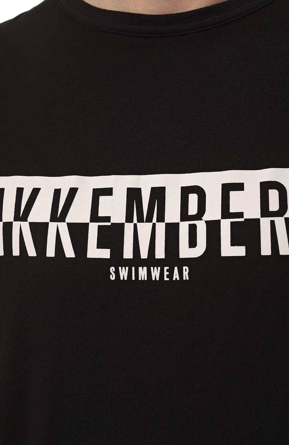 Хлопковая футболка DIRK BIKKEMBERGS черного цвета по цене 6155 руб., арт. BKK2MTS03, фото 5 Хлопковая футболка DIRK BIKKEMBERGS, арт. BKK2MTS03, фото 5