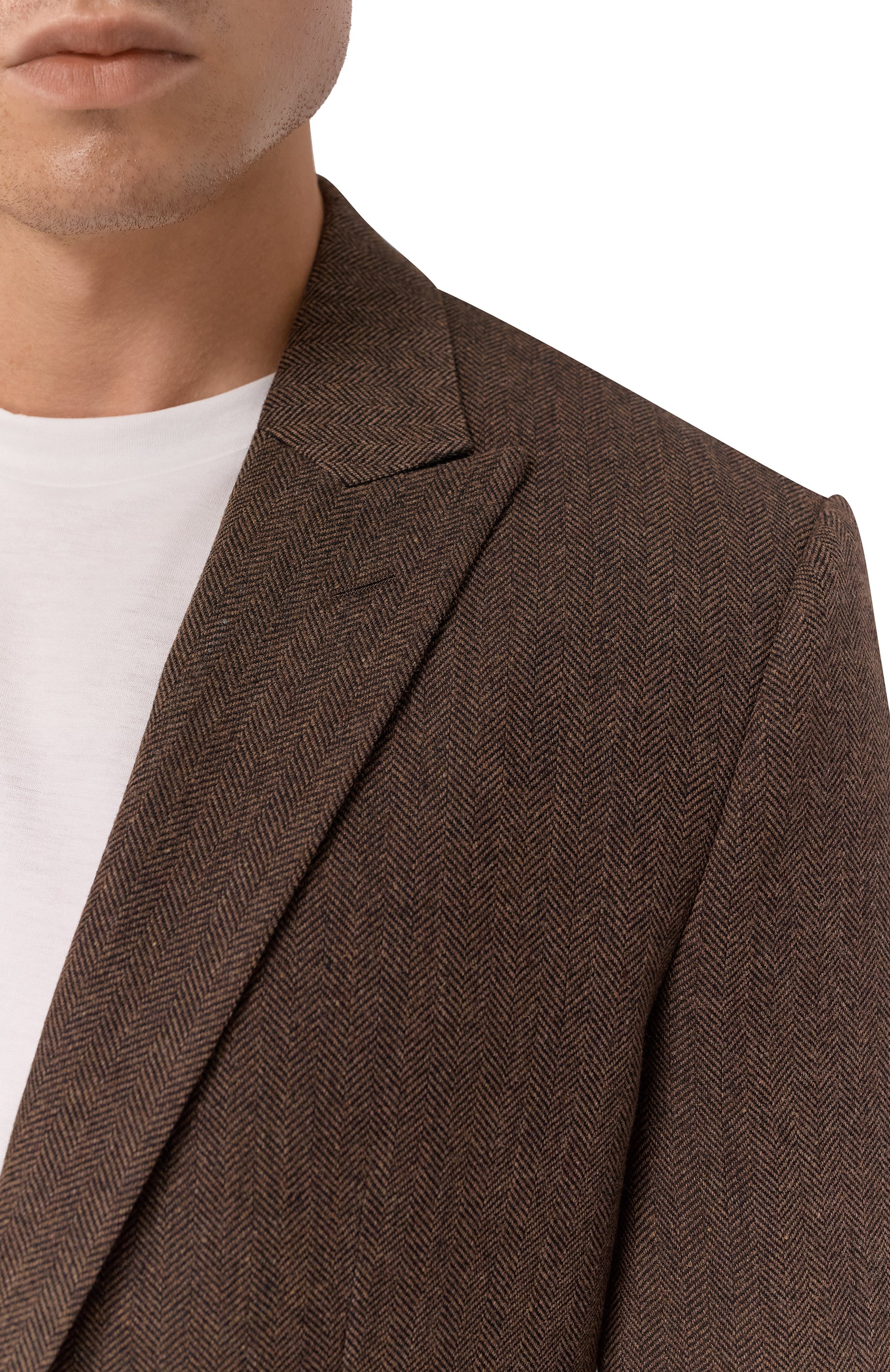 Пиджак из шерсти и хлопка HUGO, арт. 50544694, фото 7