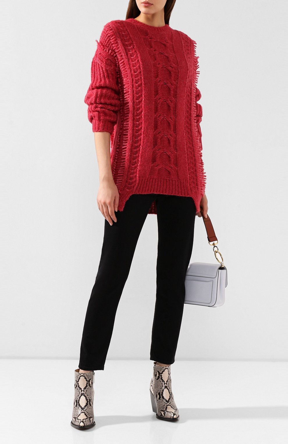 Шерстяной свитер STELLA MCCARTNEY розового цвета по цене 58450 руб., арт. 592497/S2125, фото 2 Шерстяной свитер STELLA MCCARTNEY, арт. 592497/S2125, фото 2