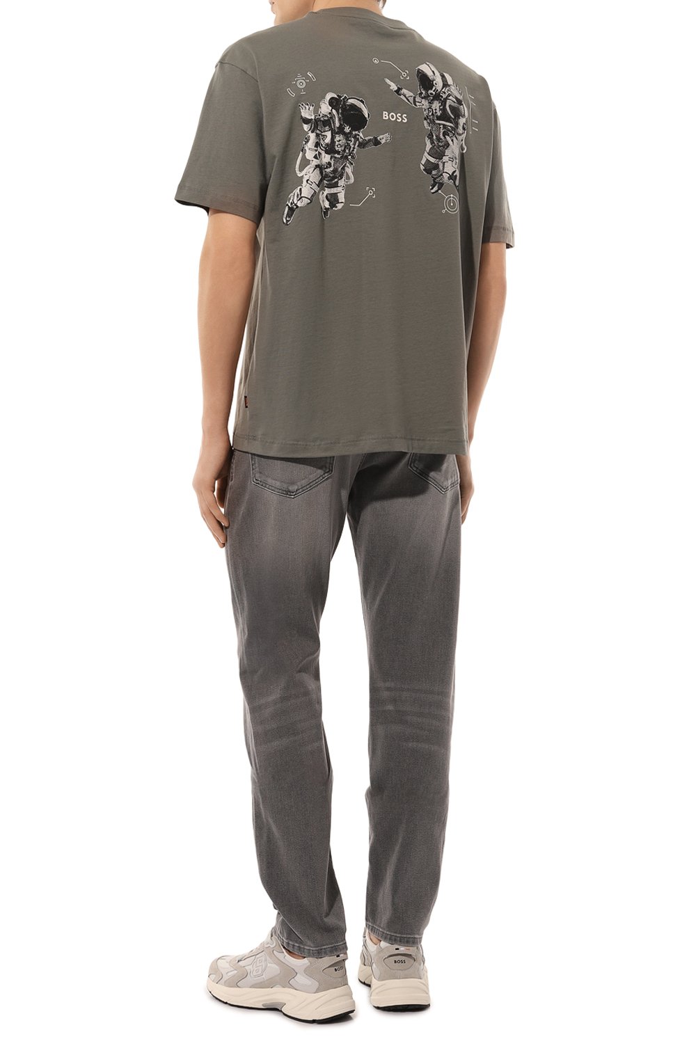 Хлопковая футболка BOSS ORANGE, арт. 50528221, фото 2