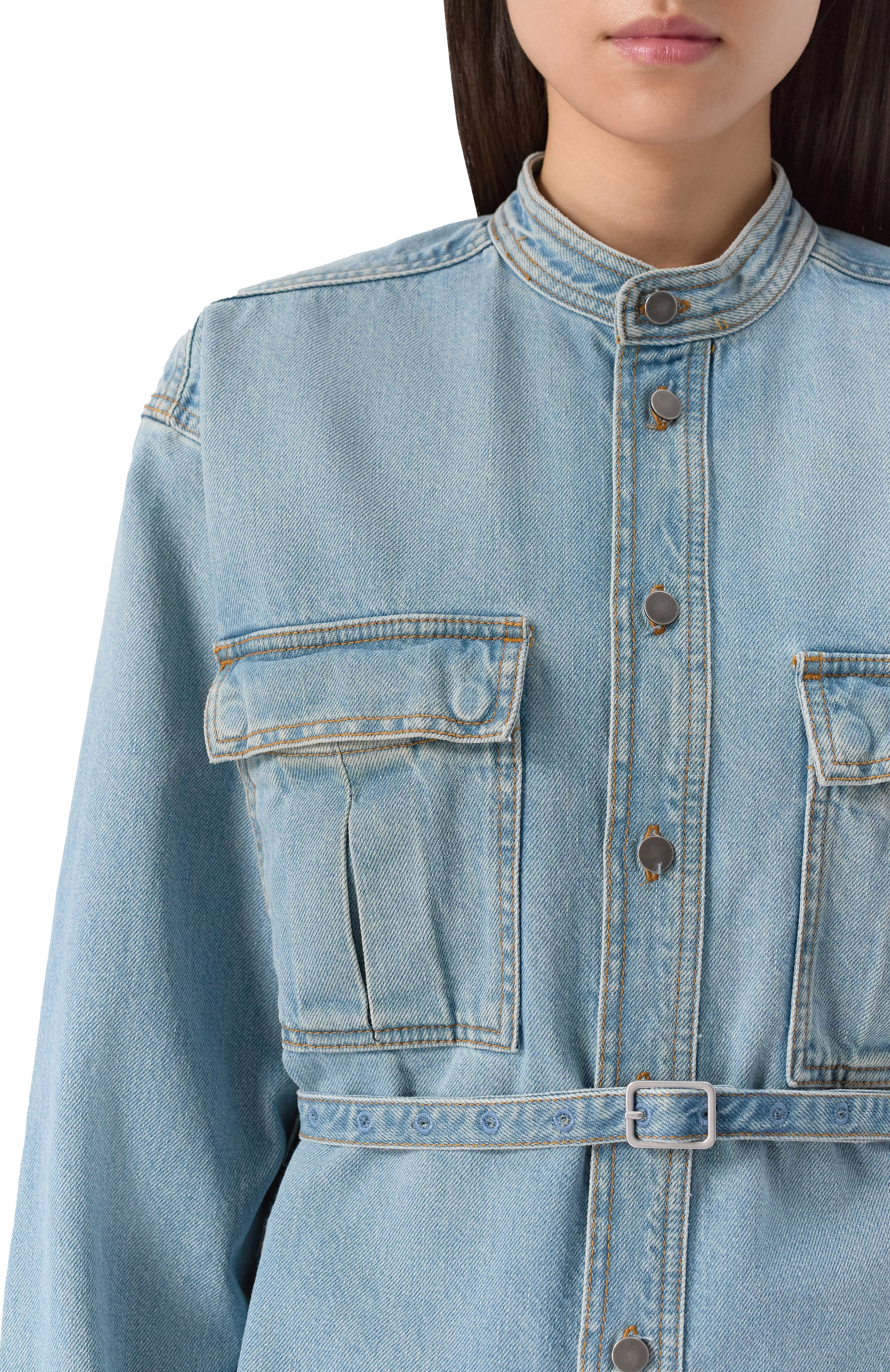 Джинсовая рубашка HAIKURE, арт. HEW06085DF170L0878, фото 5