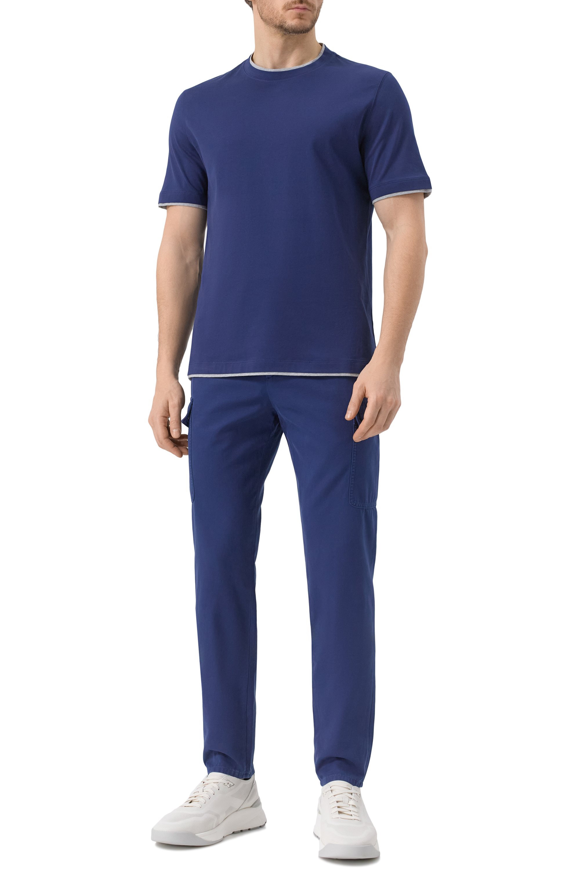 Хлопковая футболка BRUNELLO CUCINELLI, арт. M0B137427, фото 2