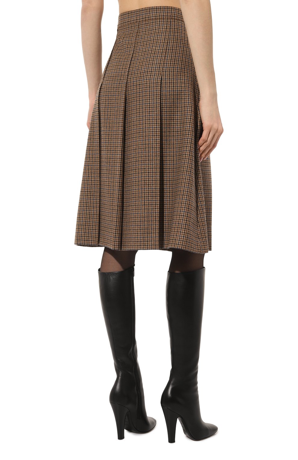 Шерстяная юбка GUCCI, арт. 633219 ZAFAW, фото 4