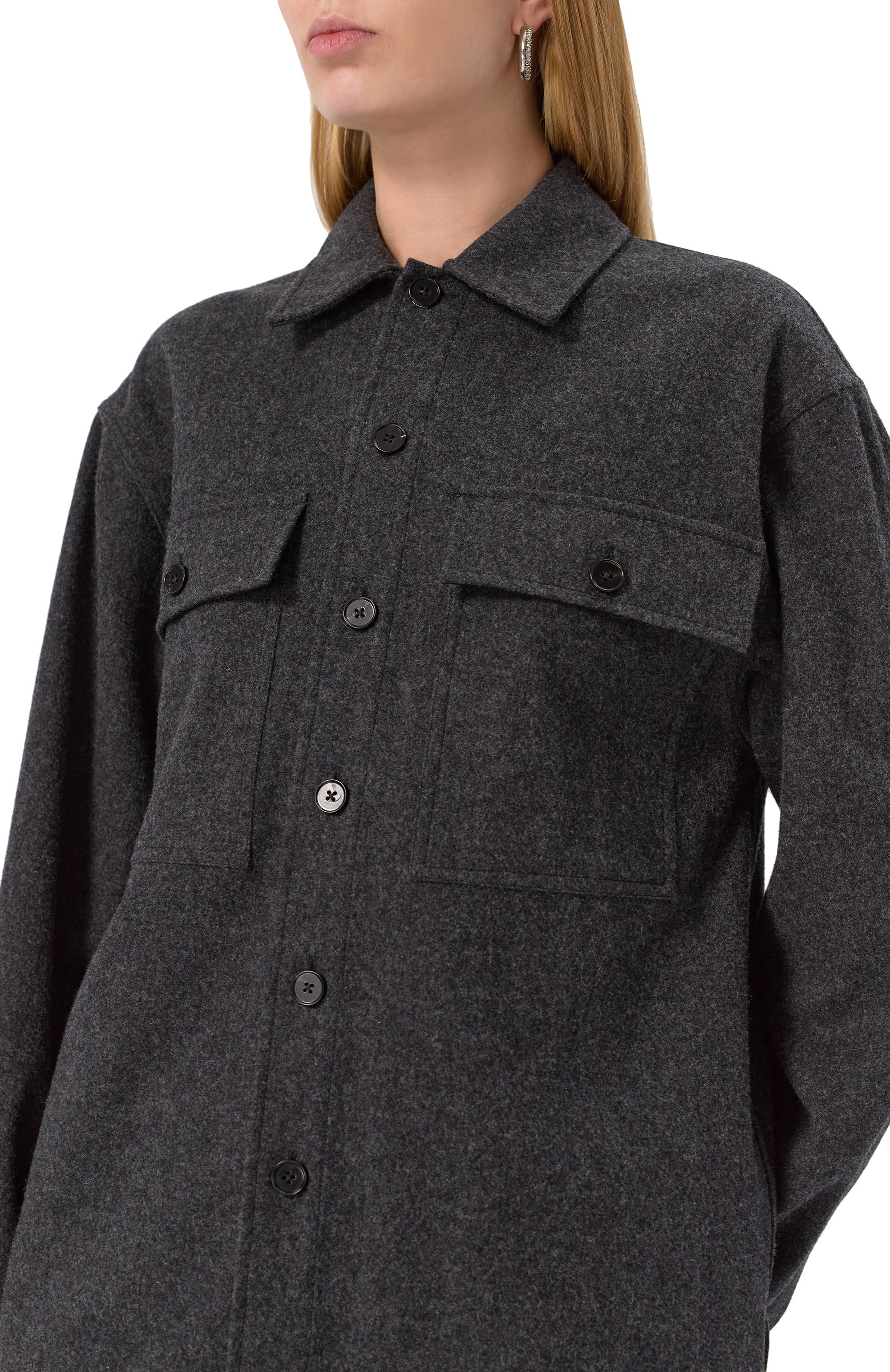 Шерстяная рубашка JIL SANDER, арт. J40DL0124-J40182, фото 5