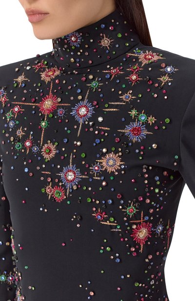 Платье с отделкой стразами ZUHAIR MURAD, арт. PDR25031/CRCA019, фото 4
