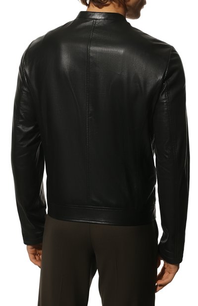 Кожаная куртка EMPORIO ARMANI, арт. I1R47P/I1P47, фото 4