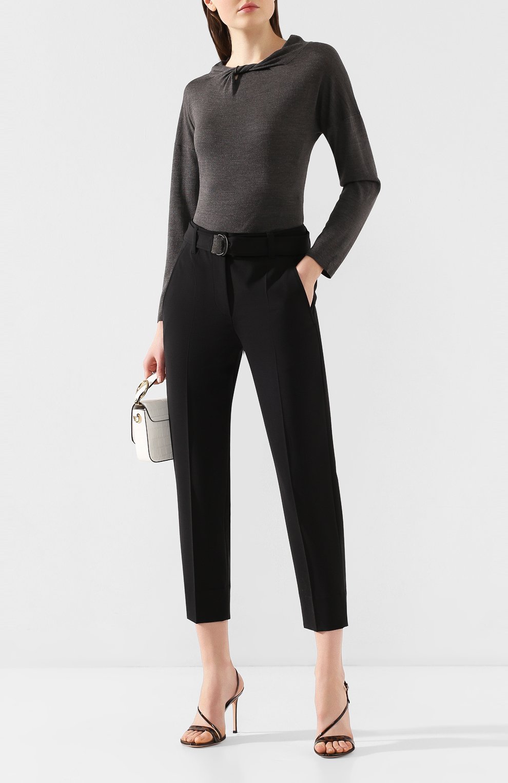 Пуловер из смеси шерсти и шелка GIORGIO ARMANI, арт. 3HAMA4/AMA4Z, фото 2