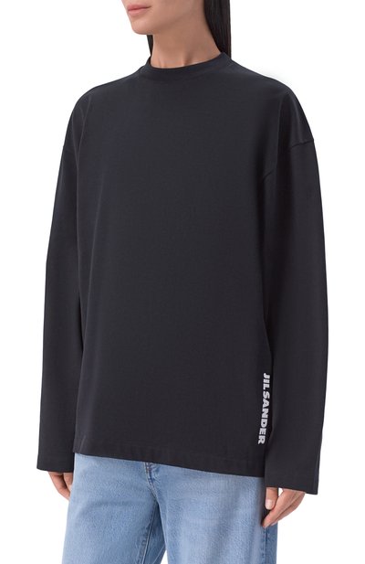 Хлопковый лонгслив JIL SANDER, арт. J02GC0174/J20348, фото 3
