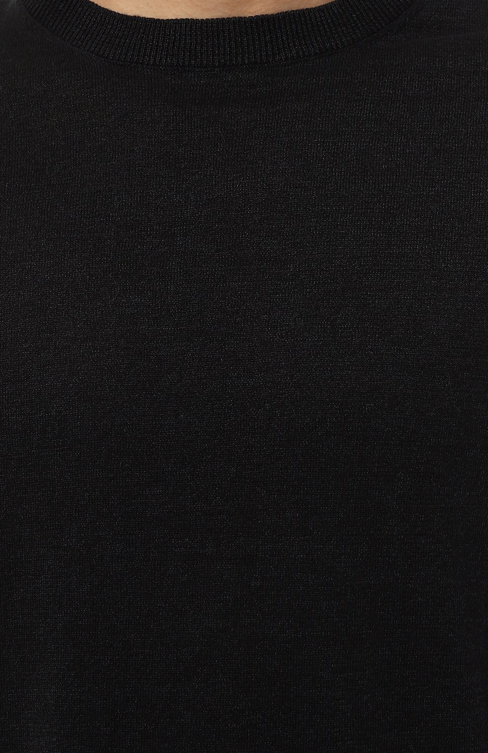 Джемпер изо льна и хлопка KITON черного цвета по цене 97700 руб., арт. UMM049503, фото 5 Джемпер изо льна и хлопка KITON, арт. UMM049503, фото 5