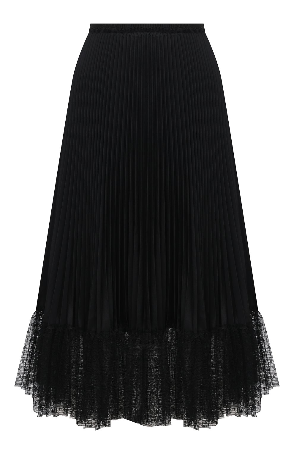 Плиссированная юбка REDVALENTINO черного цвета по цене 85950 руб., арт. VR3RAD30/4S9, фото 1 Плиссированная юбка REDVALENTINO, арт. VR3RAD30/4S9, фото 1