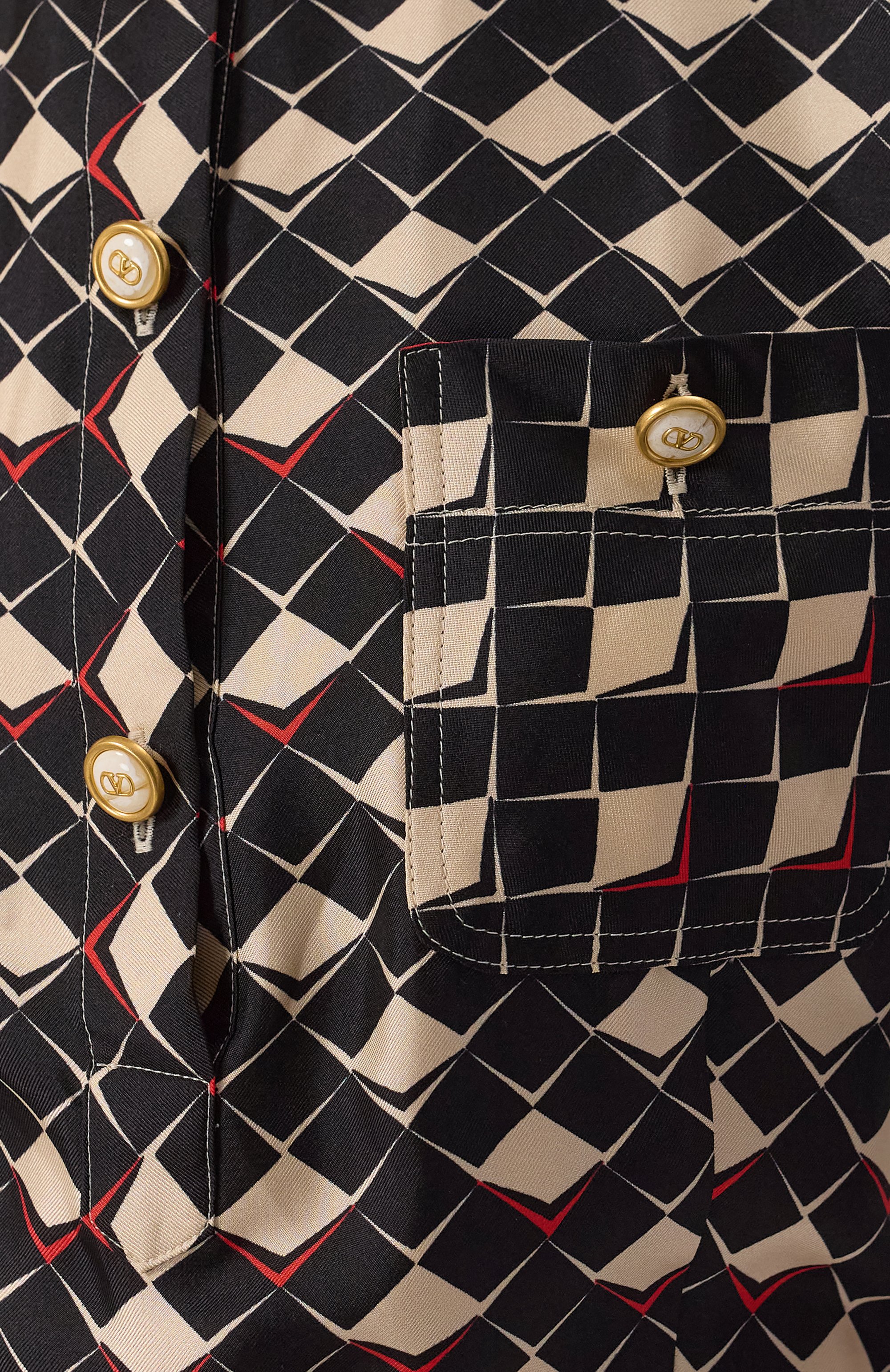 Шелковое платье VALENTINO разноцветного цвета по цене 672000 руб., арт. 6B3VAF61943, фото 6 Шелковое платье VALENTINO, арт. 6B3VAF61943, фото 6