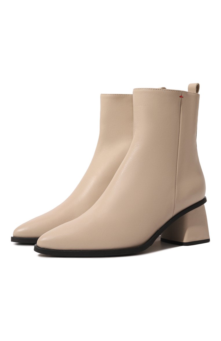 Кожаные ботильоны petra NUDE OF SCANDINAVIA, арт. PET114/SAVANA/LATTE MACCHIATT0, фото 1