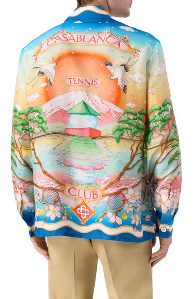 Шелковая рубашка CASABLANCA, арт. U-MPF25-SH-006-01, фото 4