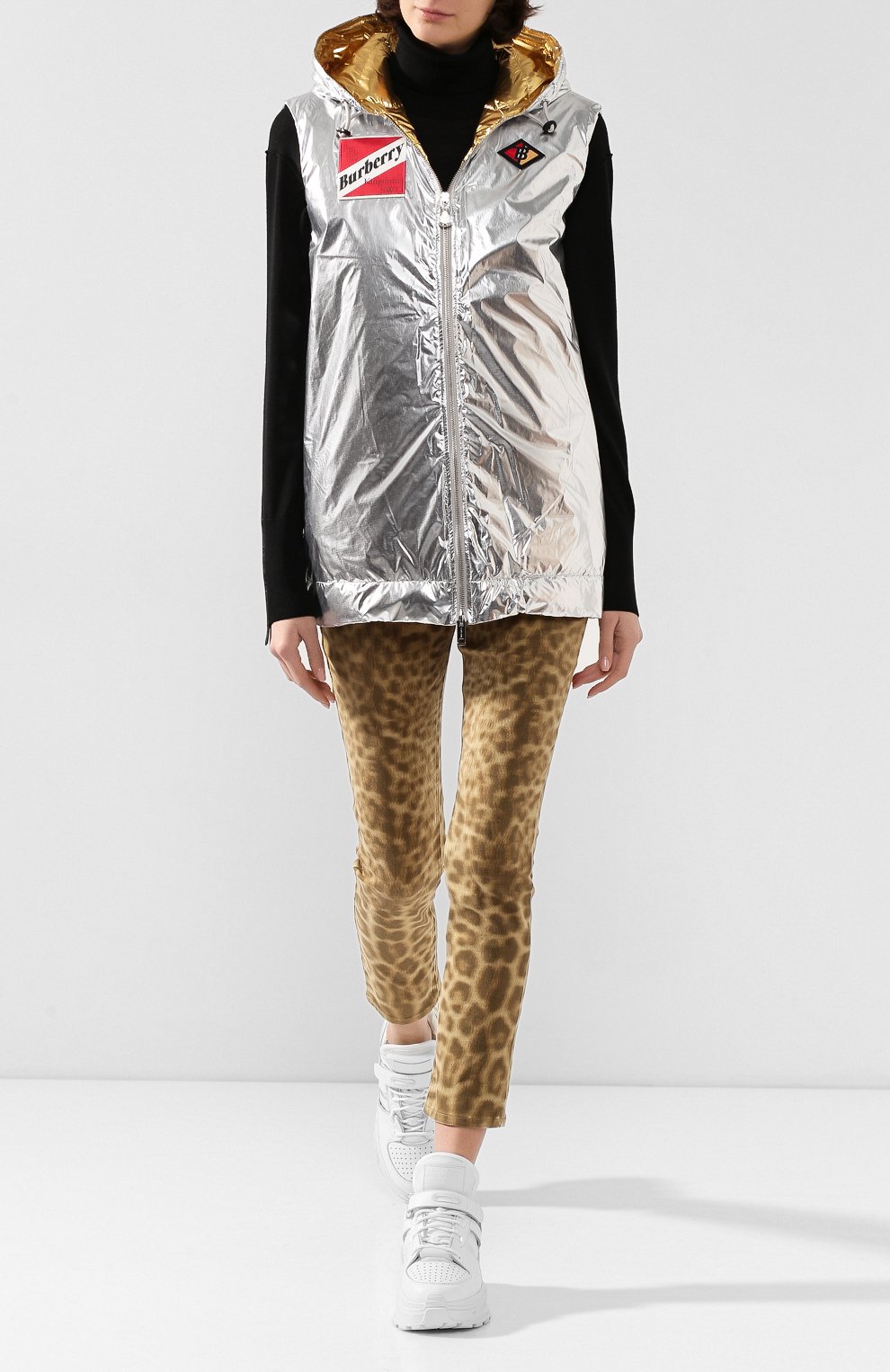 Пуховый жилет BURBERRY, арт. 8021968, фото 2