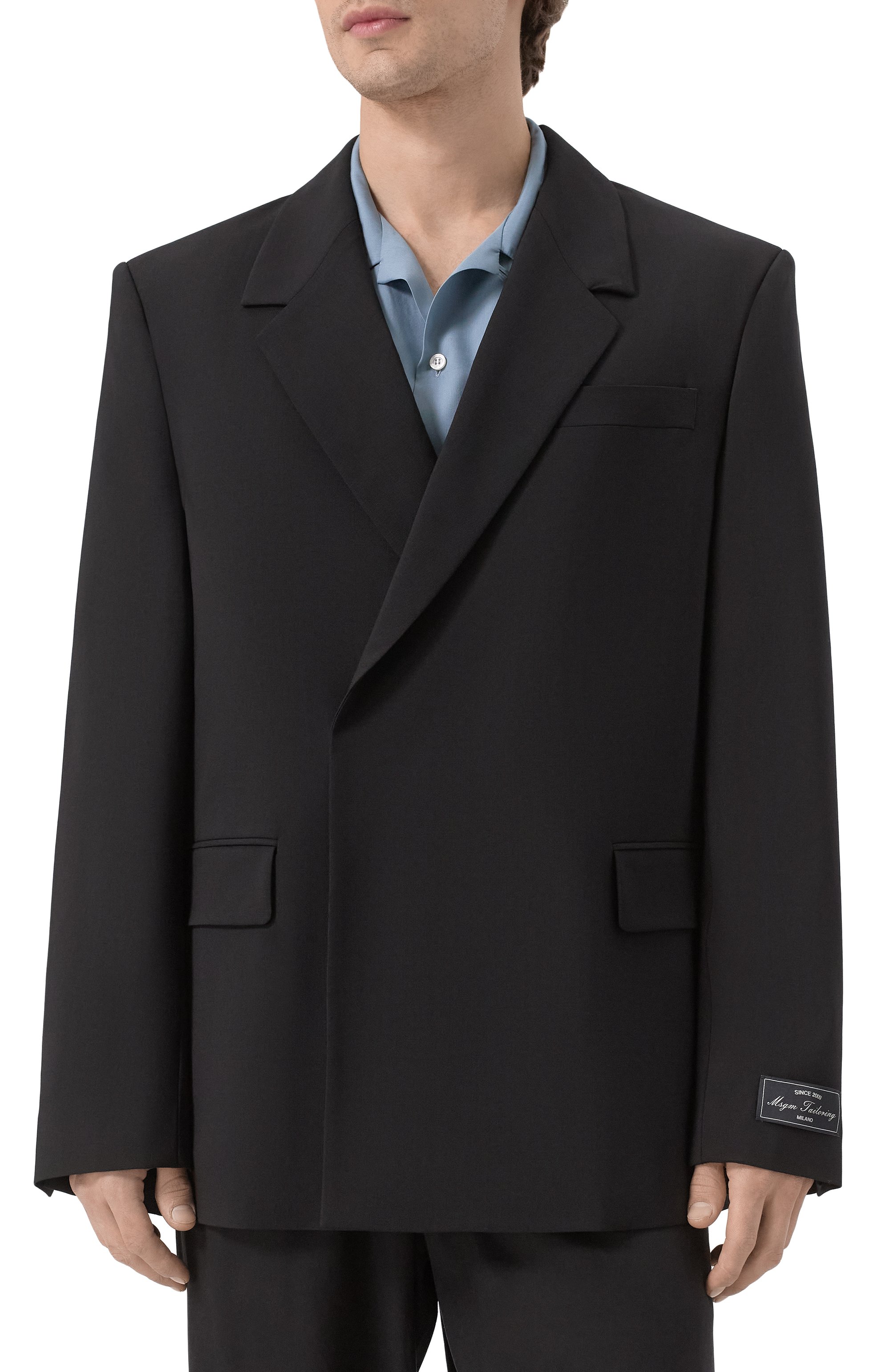 Шерстяной пиджак MSGM, арт. 3840MG05/257127, фото 4