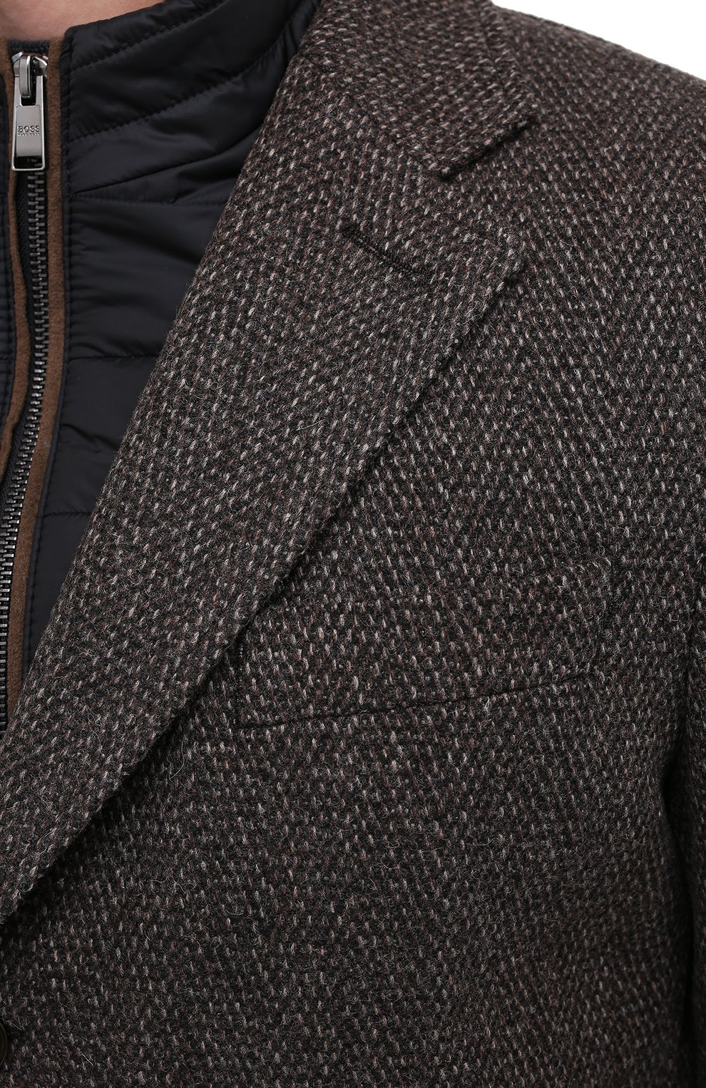 Шерстяное пальто BOSS, арт. 50438640, фото 5