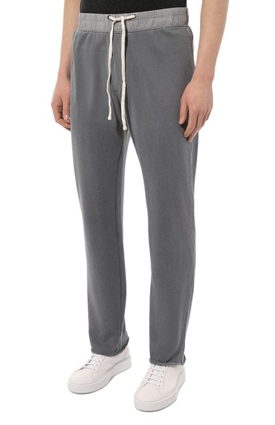 Хлопковые брюки JAMES PERSE серого цвета по цене 31950 руб., арт. MXA1352/ARSP, фото 3 Хлопковые брюки JAMES PERSE, арт. MXA1352/ARSP, фото 3