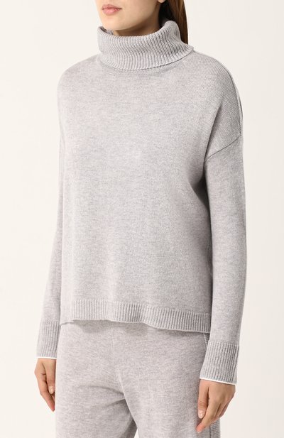 Однотонный свитер свободного кроя с высоким воротником ESCADA SPORT, арт. 5025062, фото 3