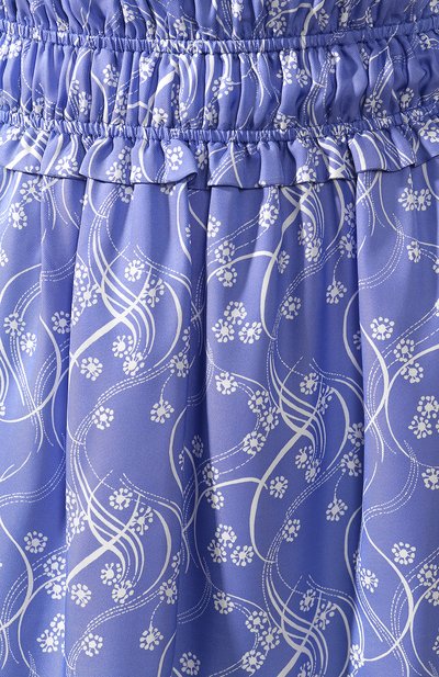 Юбка из смеси вискозы и шелка KENZO голубого цвета по цене 49950 руб., арт. FA52JU127521, фото 5 Юбка из смеси вискозы и шелка KENZO, арт. FA52JU127521, фото 5