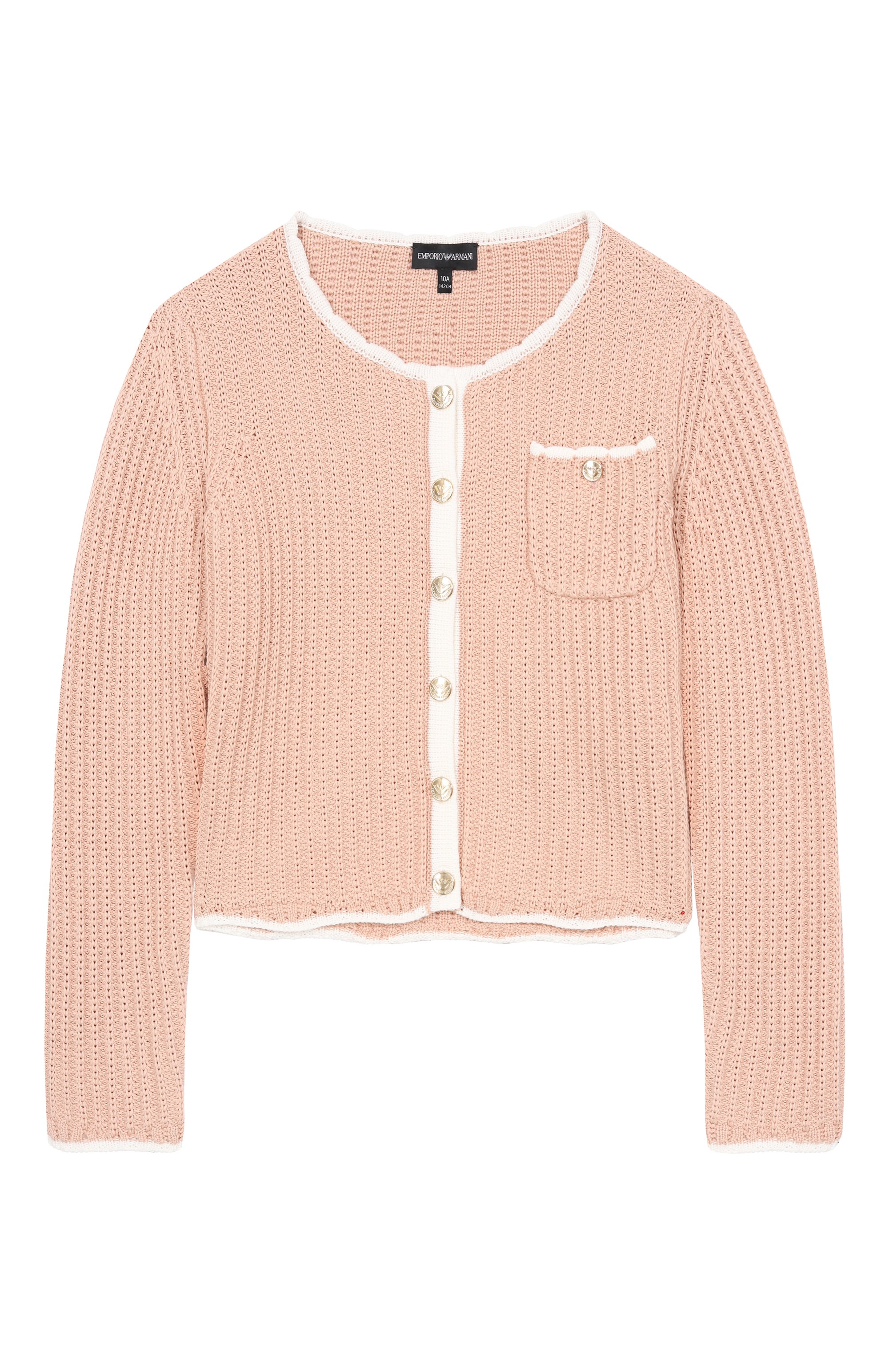 Хлопковый кардиган EMPORIO ARMANI, арт. EG000752/AF22776, фото 1