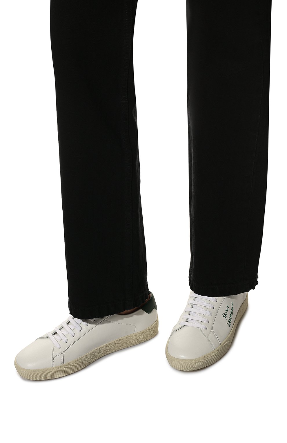 Кожаные кеды sl/06 SAINT LAURENT, арт. 610649/00NI0, фото 3