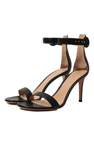 Женские кожаные босоножки portofino 85 GIANVITO ROSSI, арт. G60953.85RIC.NAPNER0