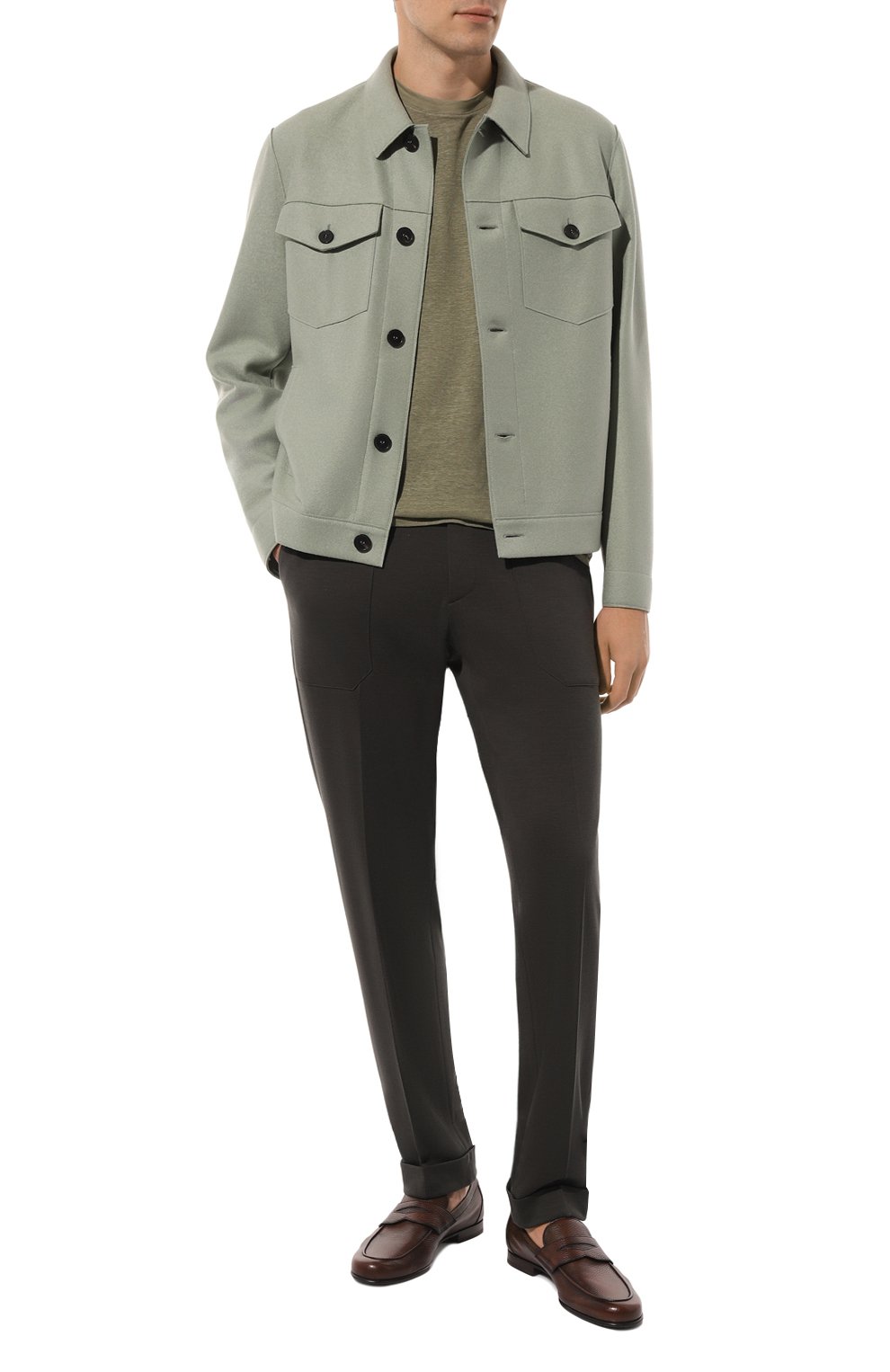 Шерстяные брюки STEFANO RICCI, арт. M1T4200280/W0001D, фото 2