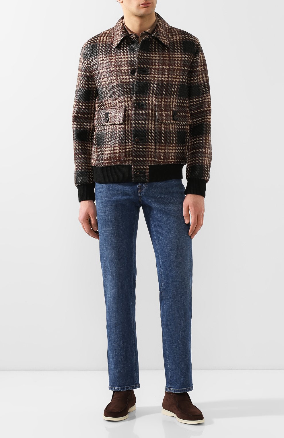 Замшевые ботинки open walk LORO PIANA, арт. FAB4368, фото 2