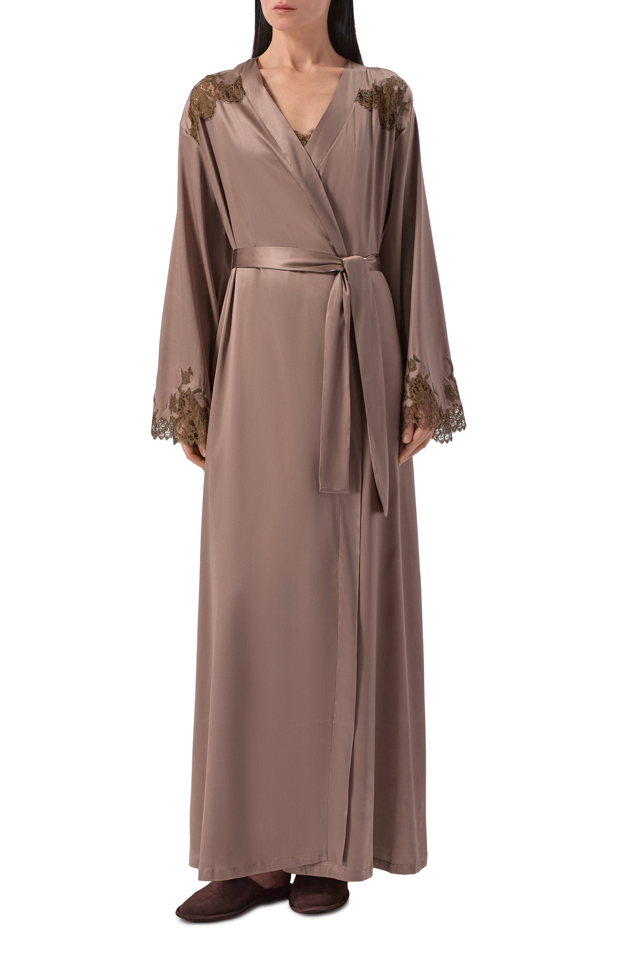 Шелковый халат I.D. SARRIERI, арт. L4874, фото 2