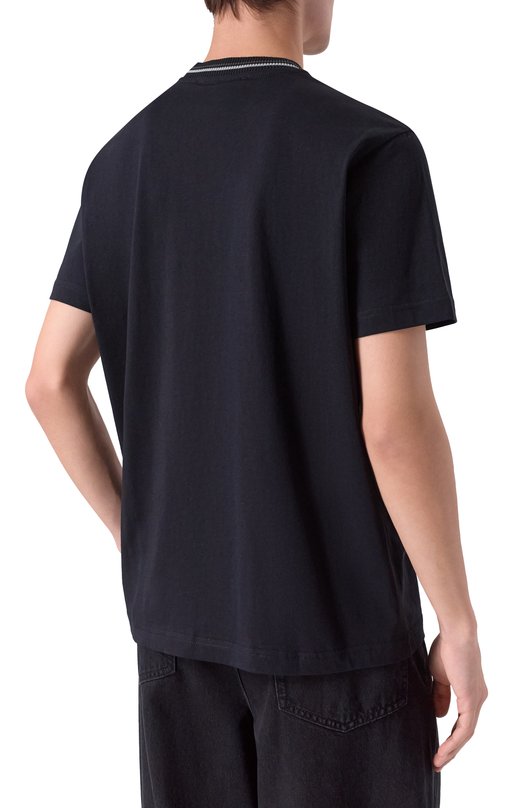 Хлопковая футболка Iceberg F010/6325 Чёрный  F010/6325 Фото 4