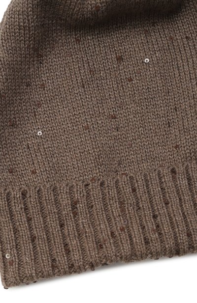 Шапка из кашемира и шелка с отделкой из соболя BLACK SABLE, арт. BS-47CC15, фото 3