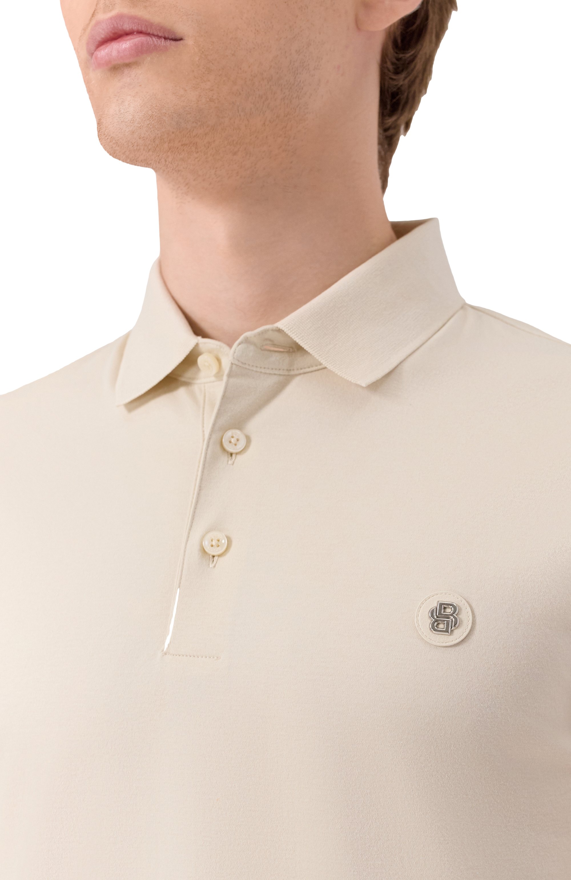 Хлопковое поло BOSS, арт. 50520297, фото 5