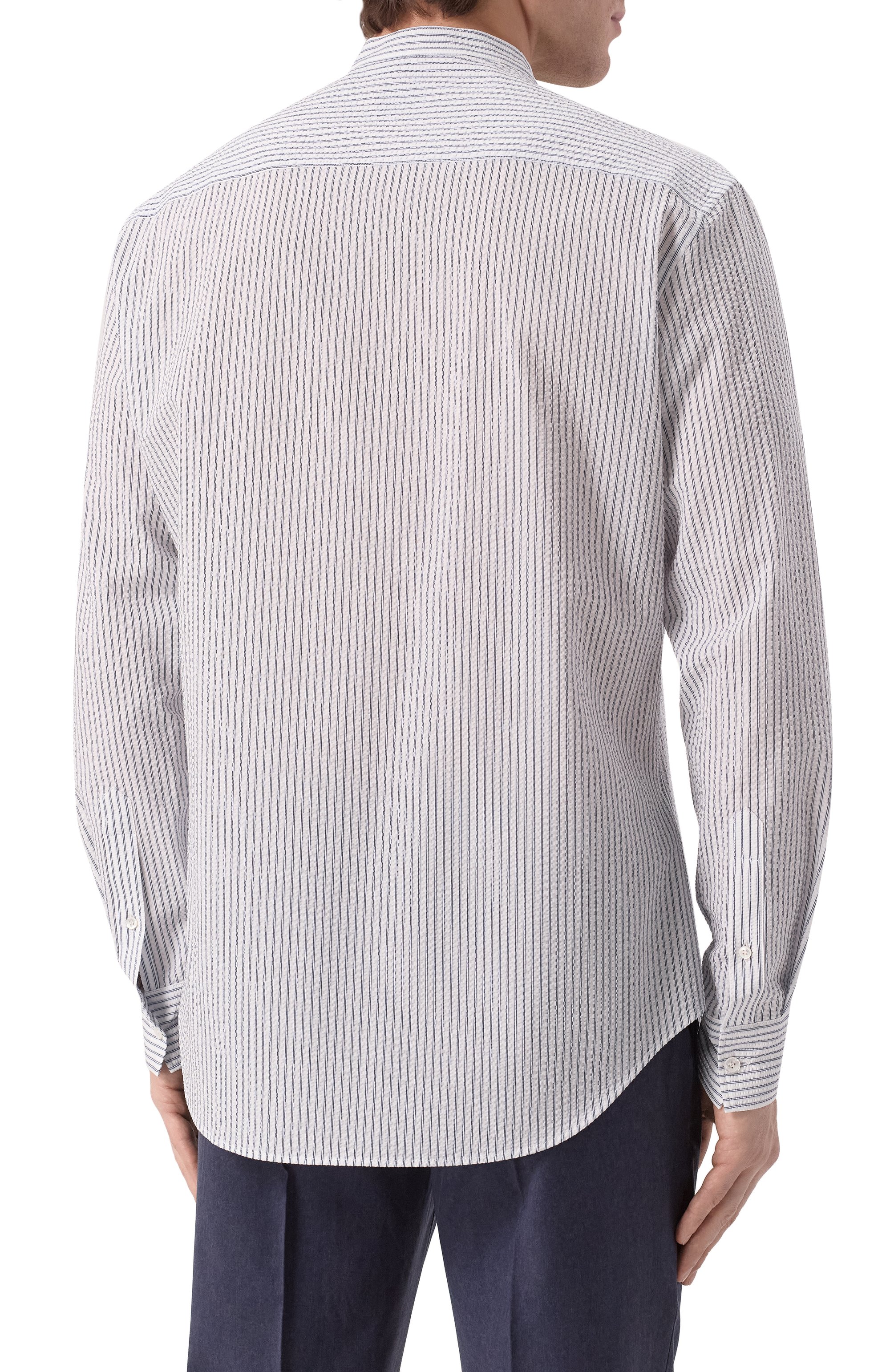 Хлопковая рубашка GIORGIO ARMANI, арт. GM001584/TE14654, фото 4