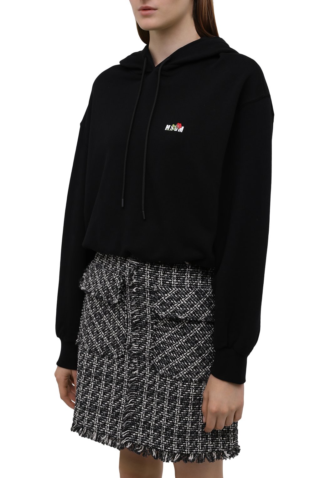 Хлопковое худи MSGM, арт. 3141MDM70 217799, фото 3