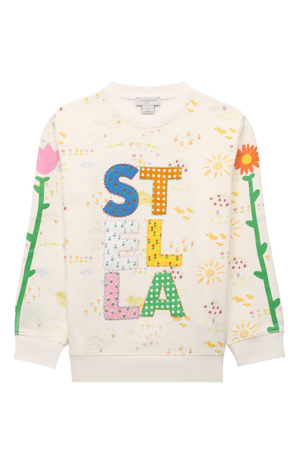 Хлопковый свитшот STELLA MCCARTNEY, арт. TV4A20, фото 1
