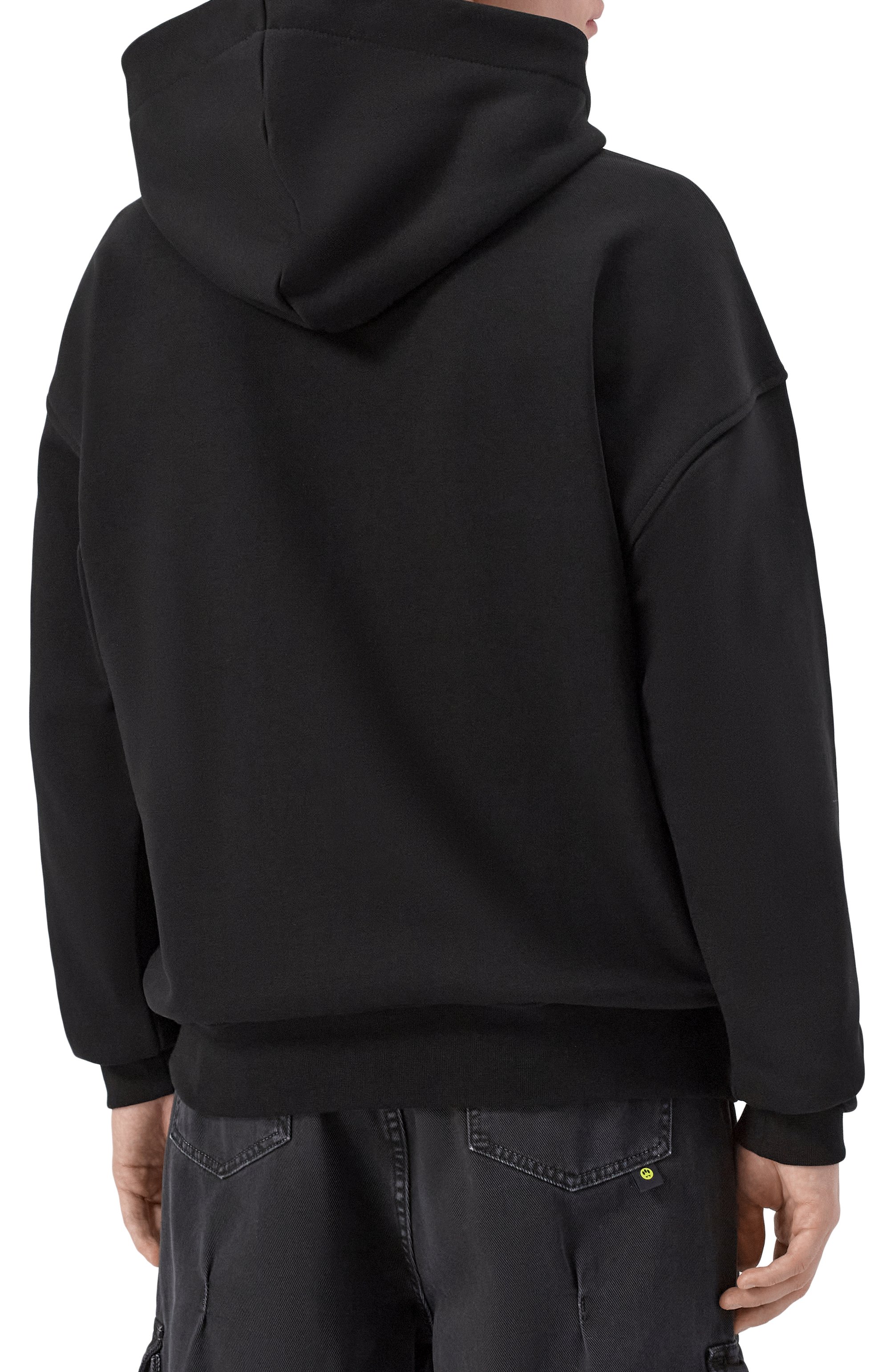 Хлопковое худи COMME DES FUCKDOWN черного цвета по цене 12000 руб., арт. CFABM01725, фото 4 Хлопковое худи COMME DES FUCKDOWN, арт. CFABM01725, фото 4