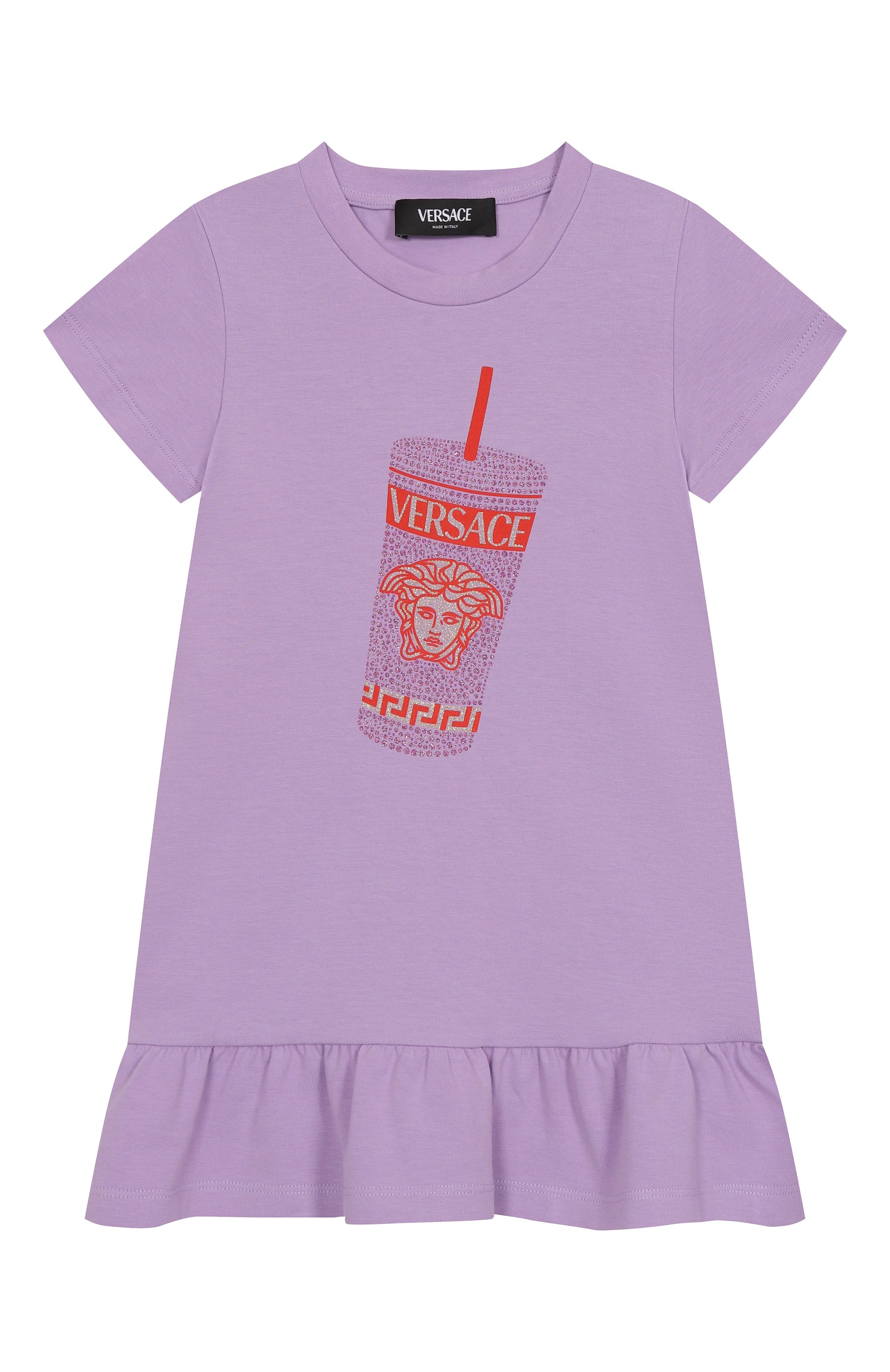 Хлопковое платье VERSACE, арт. 1018540/1A13227, фото 1