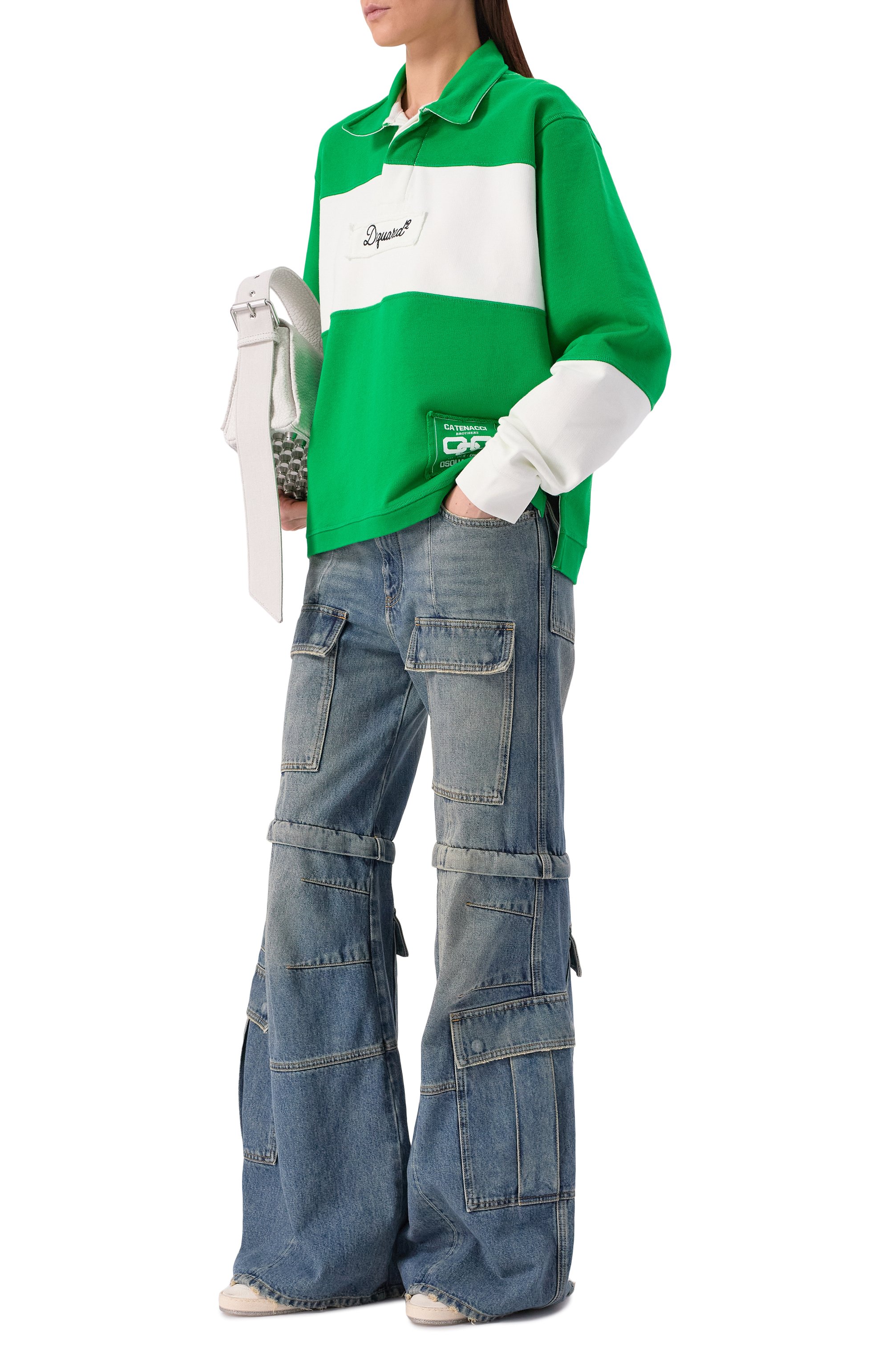 Хлопковое поло DSQUARED2, арт. S75GU0632/D25028, фото 2