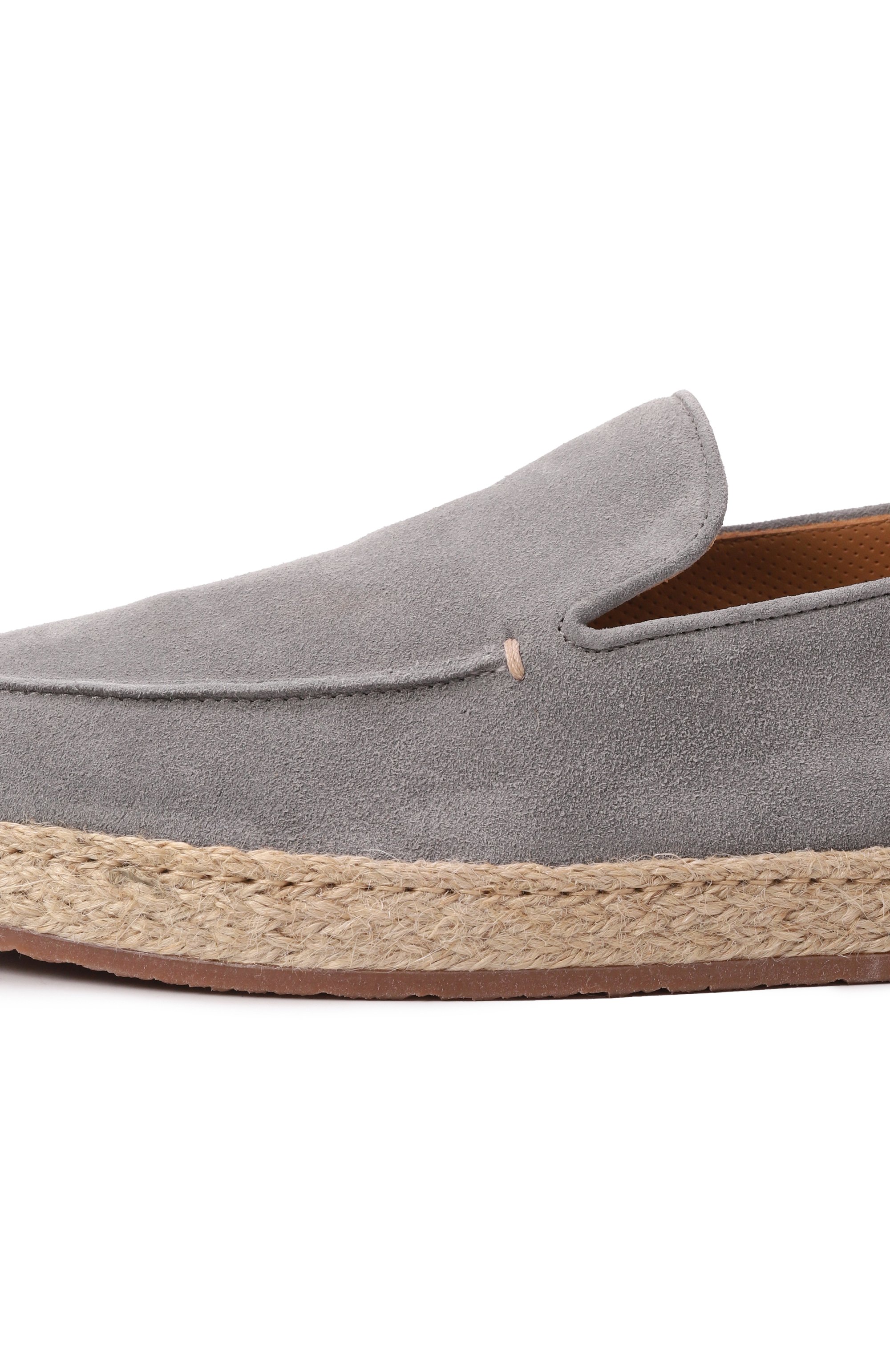 Замшевые эспадрильи H`D`S`N BARACCO серого цвета по цене 43950 руб., арт. PALAU.S.5*, фото 7 Замшевые эспадрильи H`D`S`N BARACCO, арт. PALAU.S.5*, фото 7